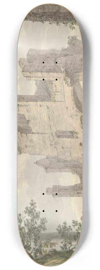 Hermanus Numan - Rune van de abdij van Rijnsburg 8.25 inch art skate deck