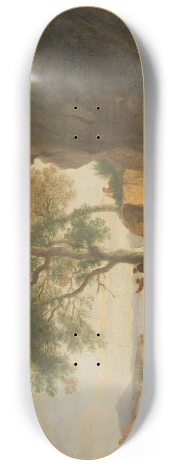 Herman van Swanevelt - Italian landscape 8.25 inch art skate deck