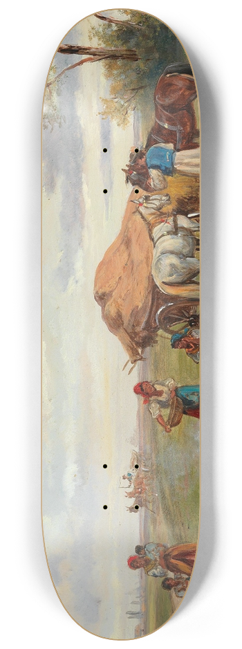 Alfred Steinacker - Begegnung auf der Landstrae 8.25 inch art skate deck