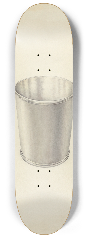 Hester Duany - Silver Beaker 8.25 inch art skate deck