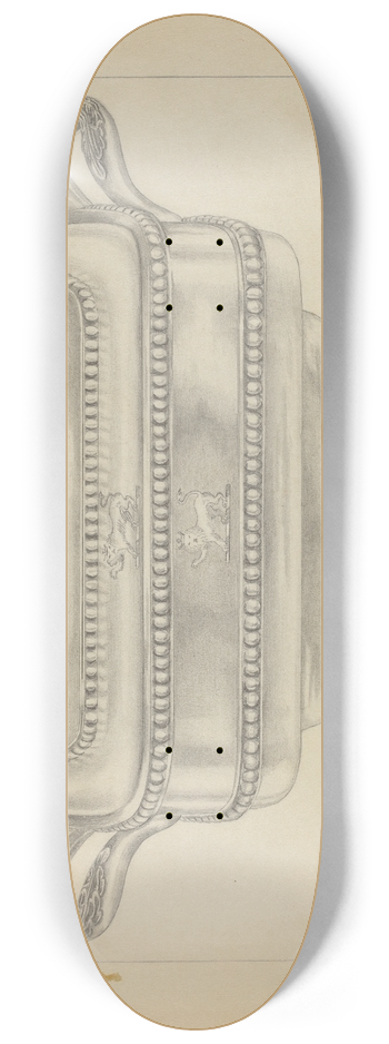 Hester Duany - Silver Bowl 8.25 inch art skate deck