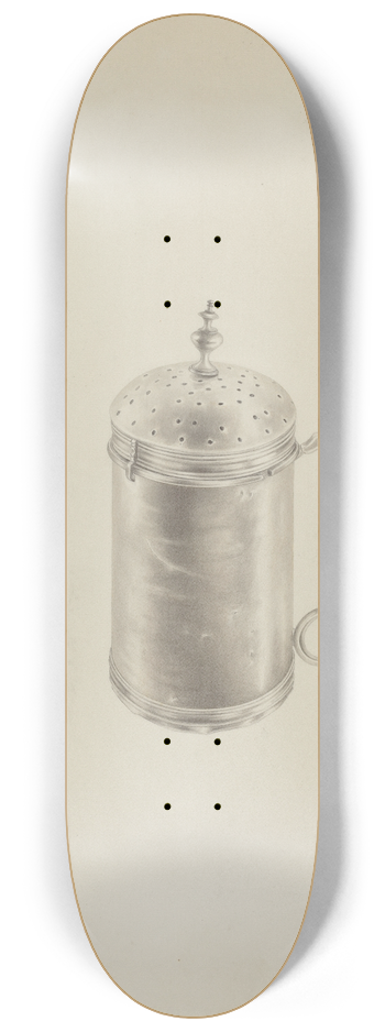 Hester Duany - Silver Caster 8.25 inch art skate deck