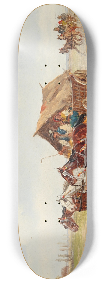 Alfred Steinacker - Partie auf der Landstrae 8.25 inch art skate deck