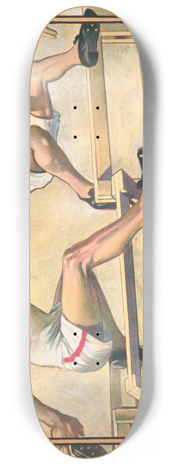 Hibberd Van Buren Kline - The high hurdles 8.25 inch art skate deck