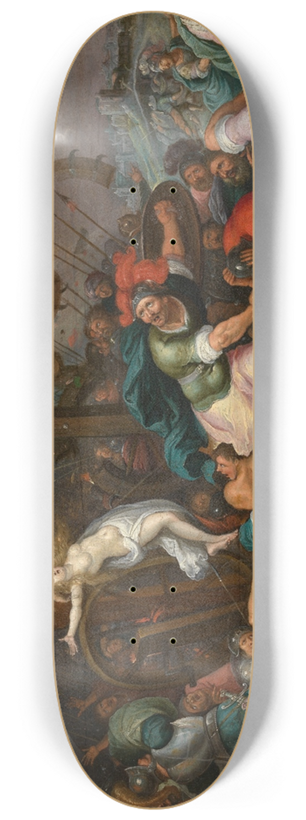 Hieronymus Francken II - The Martyrdom of Saint Catherine of Alexandria 8.25 inch art skate deck