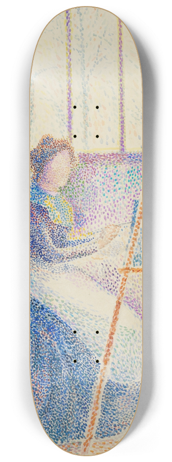 Hippolyte Petitjean - La femme de lartiste  son chevalet 8.25 inch art skate deck