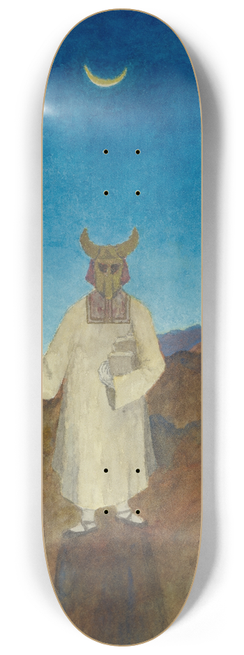 Hjalmar Sderberg - The Horned Moses 8.25 inch art skate deck