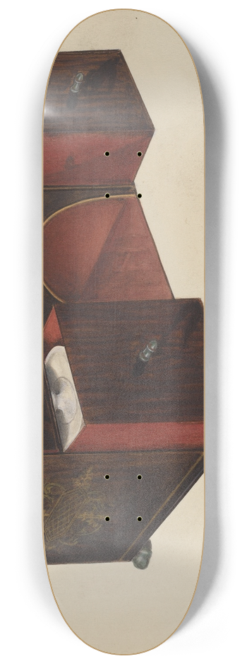 H. Langden Brown - Toleware Ink Stand 8.25 inch art skate deck