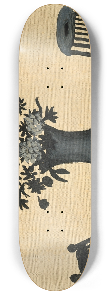 Horace Pippin - Table and Two Chairs 8.25 inch art skate deck