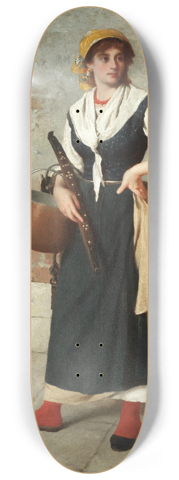 Horace van Ruith - A young fishwife 8.25 inch art skate deck