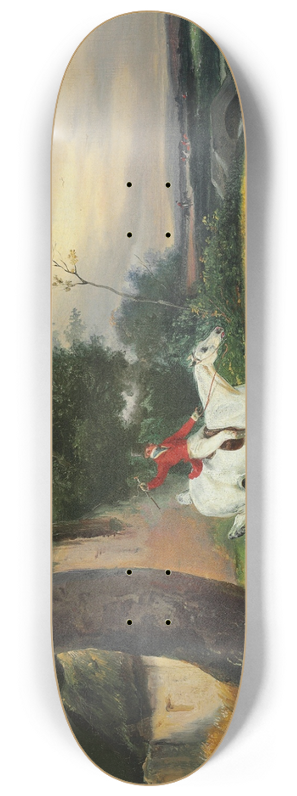 Horace Vernet - Over the Fence 8.25 inch art skate deck