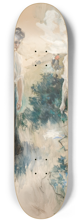 Howard Chandler Christy - In the Field 8.25 inch art skate deck