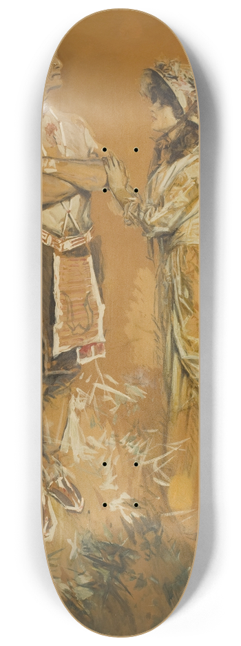 Howard Chandler Christy - The Sagamore and the Lady 8.25 inch art skate deck