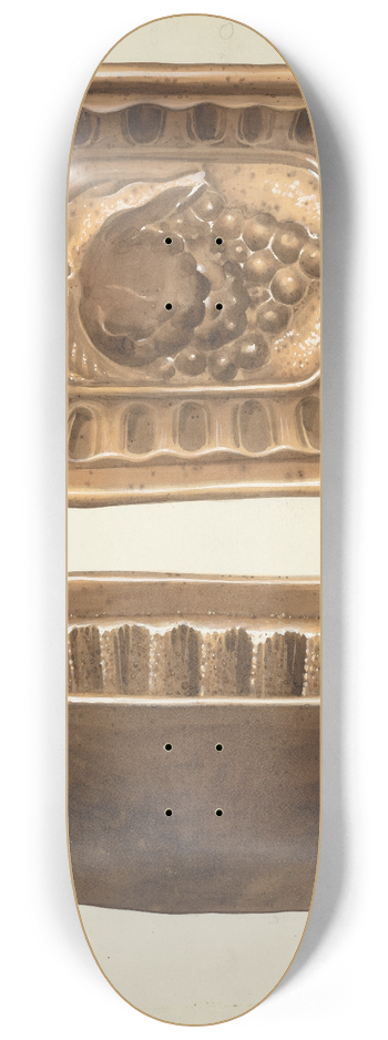 Howard H. Sherman - Crockery Mold 8.25 inch art skate deck