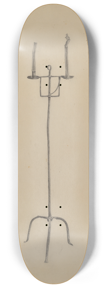 Howard Lumbard - Adjustable Candle Holder 8.25 inch art skate deck