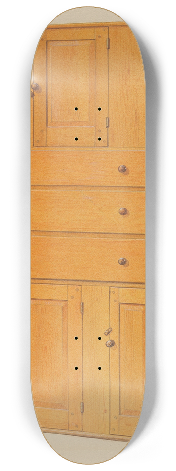 Howard Weld - Shaker Cupboard with Drawers 8.25 inch art skate deck