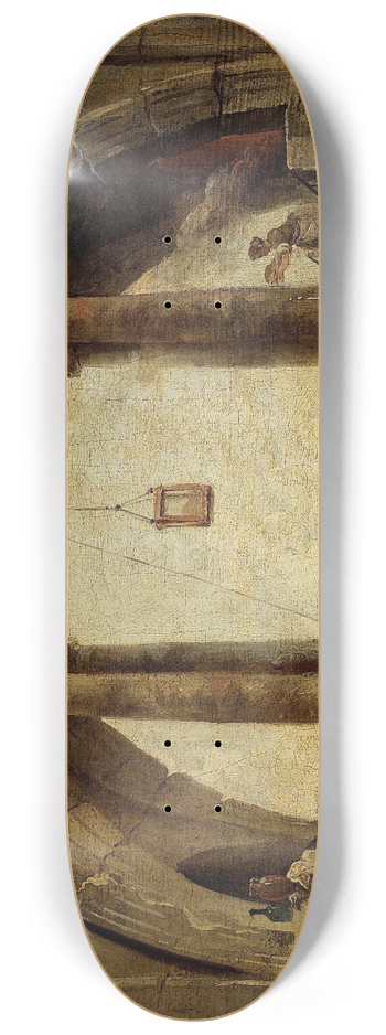 Hubert Robert - La Fontaine 8.25 inch art skate deck