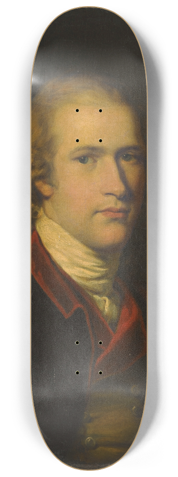 Hugh Douglas Hamilton - Portrait of a Gentleman 8.25 inch art skate deck