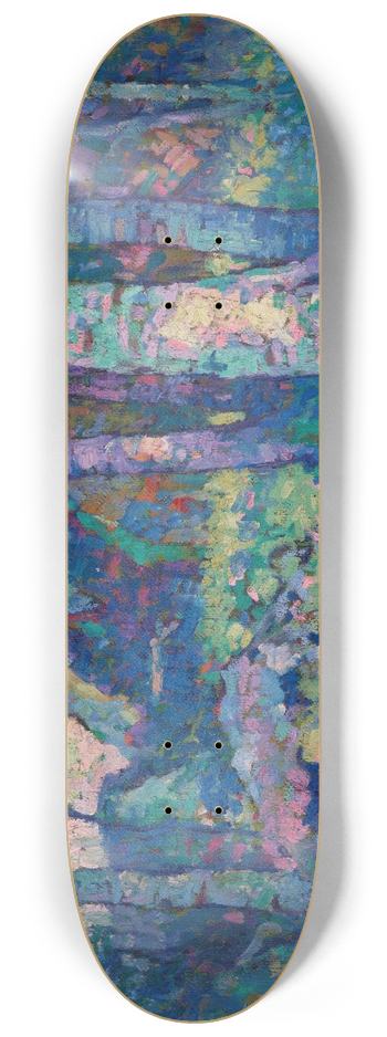 Hugh Henry Breckenridge - Landscape 8.25 inch art skate deck