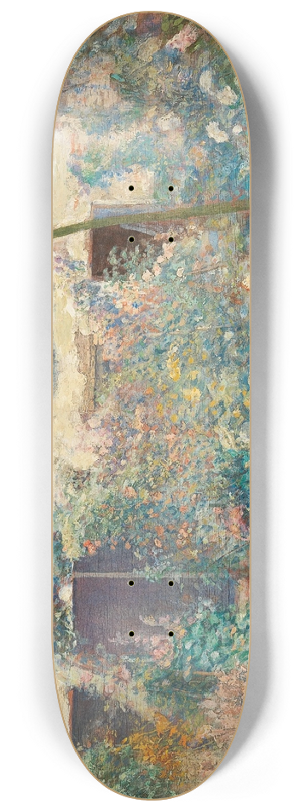 Hugo Charlemont - A Blossoming Garden 8.25 inch art skate deck