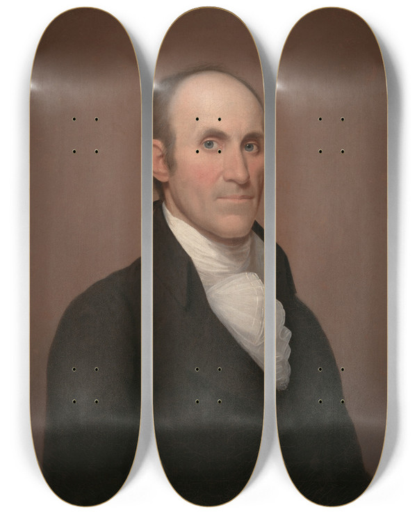 Triptych art skateboard deck of Cephas Thompson Charles Lee by Cephas Thompson (1775-1856)