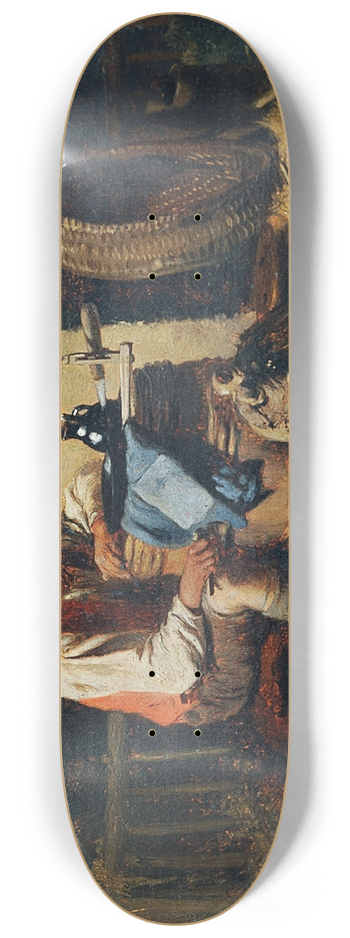 Hugo Kauffmann - In der Scheune 8.25 inch art skate deck