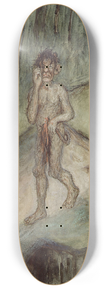 Hugo Simberg - Creature 8.25 inch art skate deck