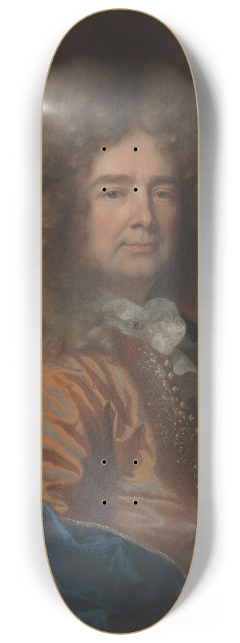 Hyacinthe Rigaud - Portrait of a Man 8.25 inch art skate deck