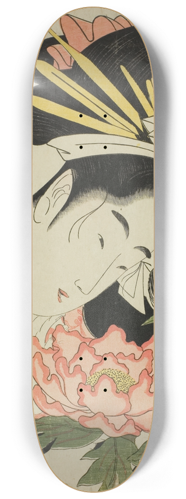 Ichirakutei Eisui - The Courtesan Somenosuke of the Matsubaya 8.25 inch art skate deck