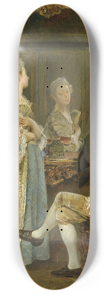 Ignacio De Len Y Escosura - The Courtship 8.25 inch art skate deck