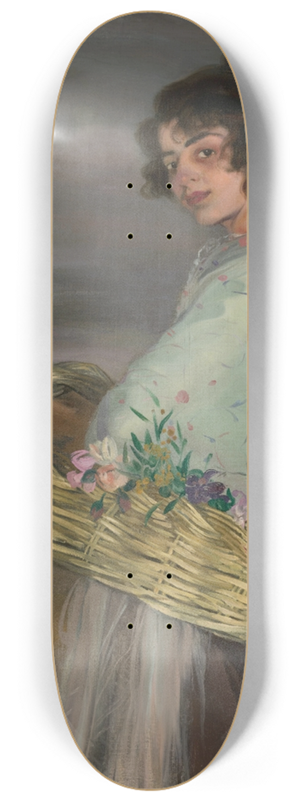 Ignacio Zuloaga - Gitana florista 8.25 inch art skate deck