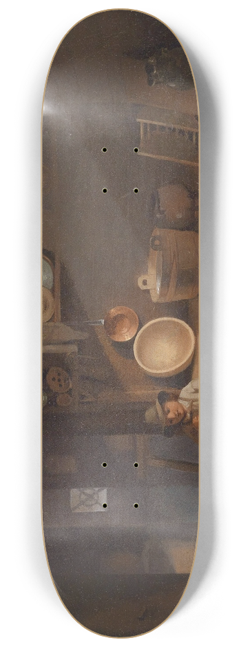 Ignaz Raffalt - Bauernbub in der Vorratskammer 8.25 inch art skate deck