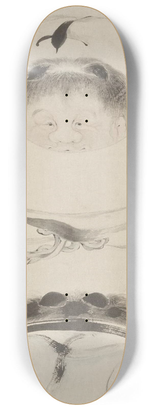 Ike Taiga - Kanzan-and-Jittoku 8.25 inch art skate deck