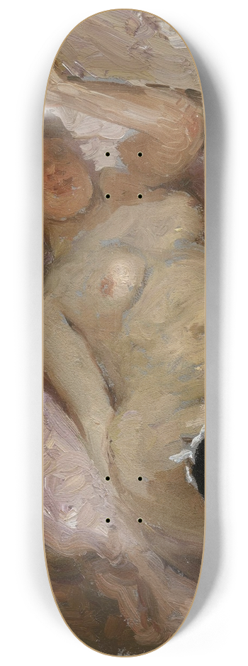 Ilya Efimovich Repin - The Artists Wife Natalia Nordman Sleeping 8.25 inch art skate deck