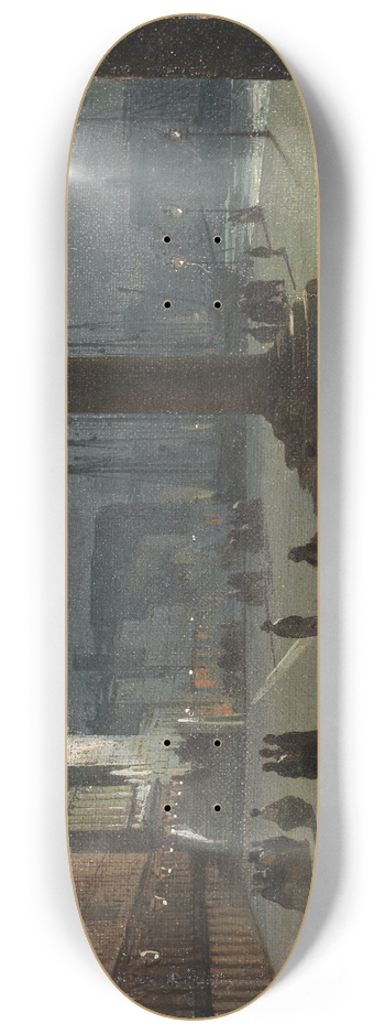 Ippolito Caffi - Venezia Molo di San Marco 8.25 inch art skate deck