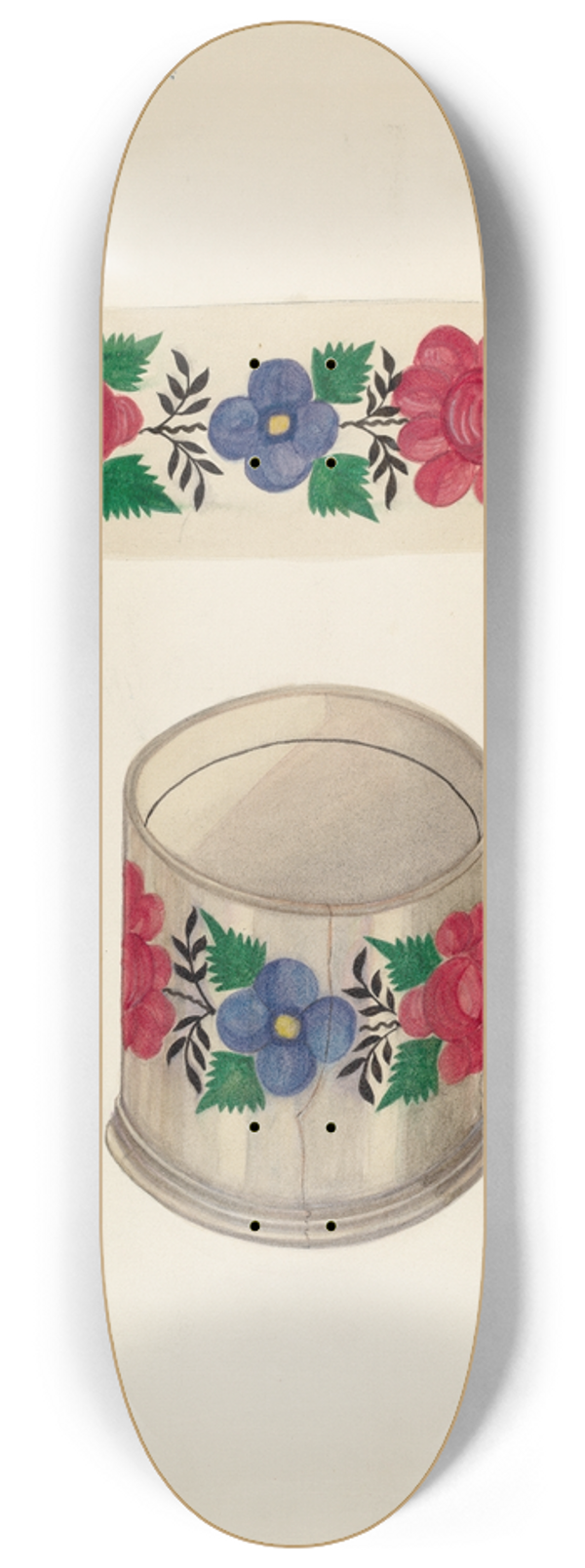 Irene M. Burge - Shaving Mug 8.25 inch art skate deck