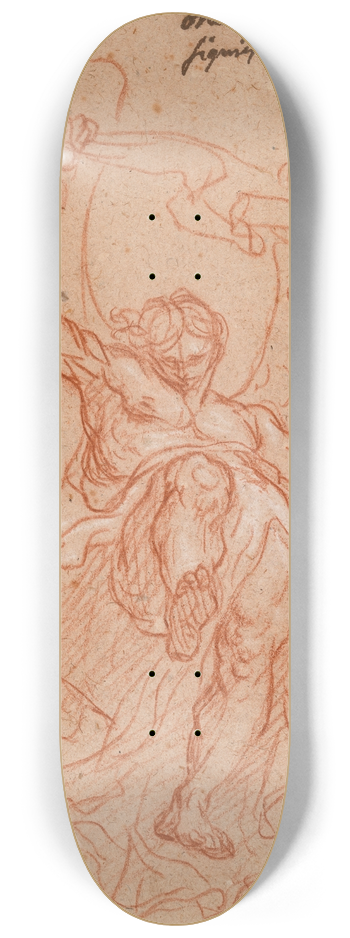 Isaac Fuller - A Floating Angel 8.25 inch art skate deck