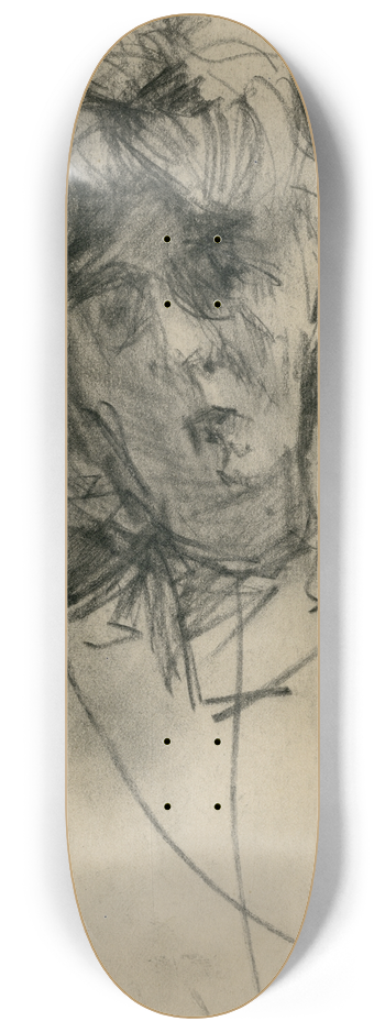 Isaac Israls - Borstbeeld van een vrouw 8.25 inch art skate deck