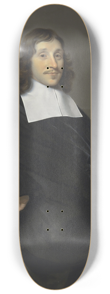 Isaack Luttichuys - Portrait of a gentleman 8.25 inch art skate deck