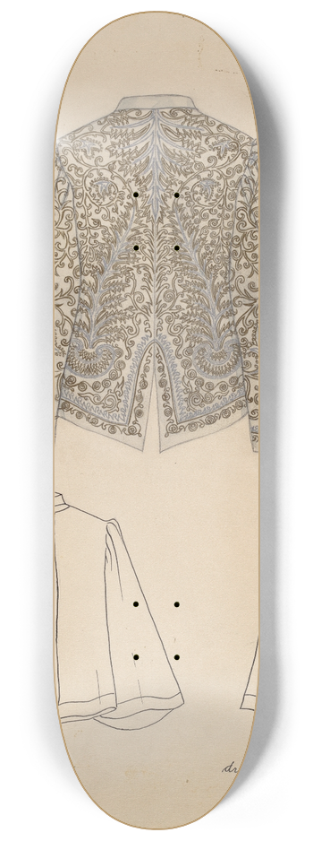 Isabelle De Strange - Embroidered Jacket 8.25 inch art skate deck