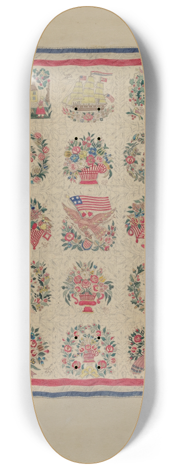 Isabelle De Strange - Friendship Quilt 8.25 inch art skate deck