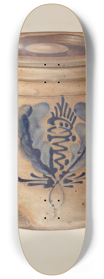 Isadore Goldberg - Crock with Cover 8.25 inch art skate deck