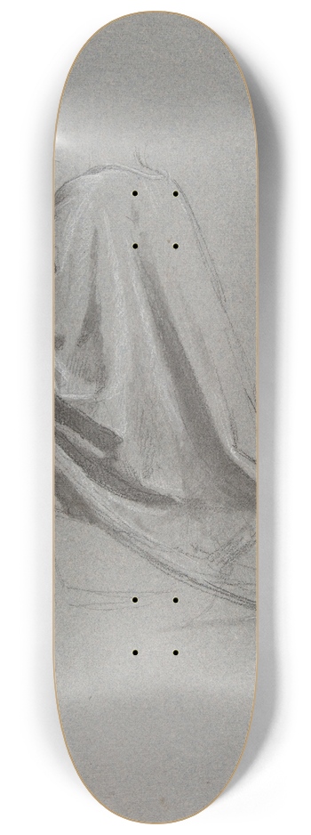 Isidore Pils - Drapery Study for a Bishop 8.25 inch art skate deck