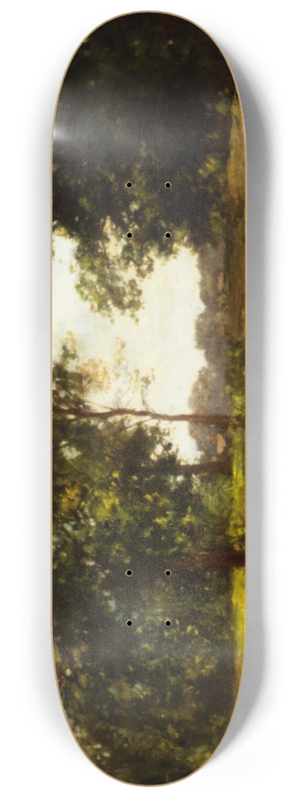 Alfred Wordsworth Thompson - Landscape 8.25 inch art skate deck