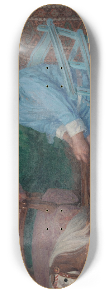 Ivan abota - A boy with a pony 8.25 inch art skate deck