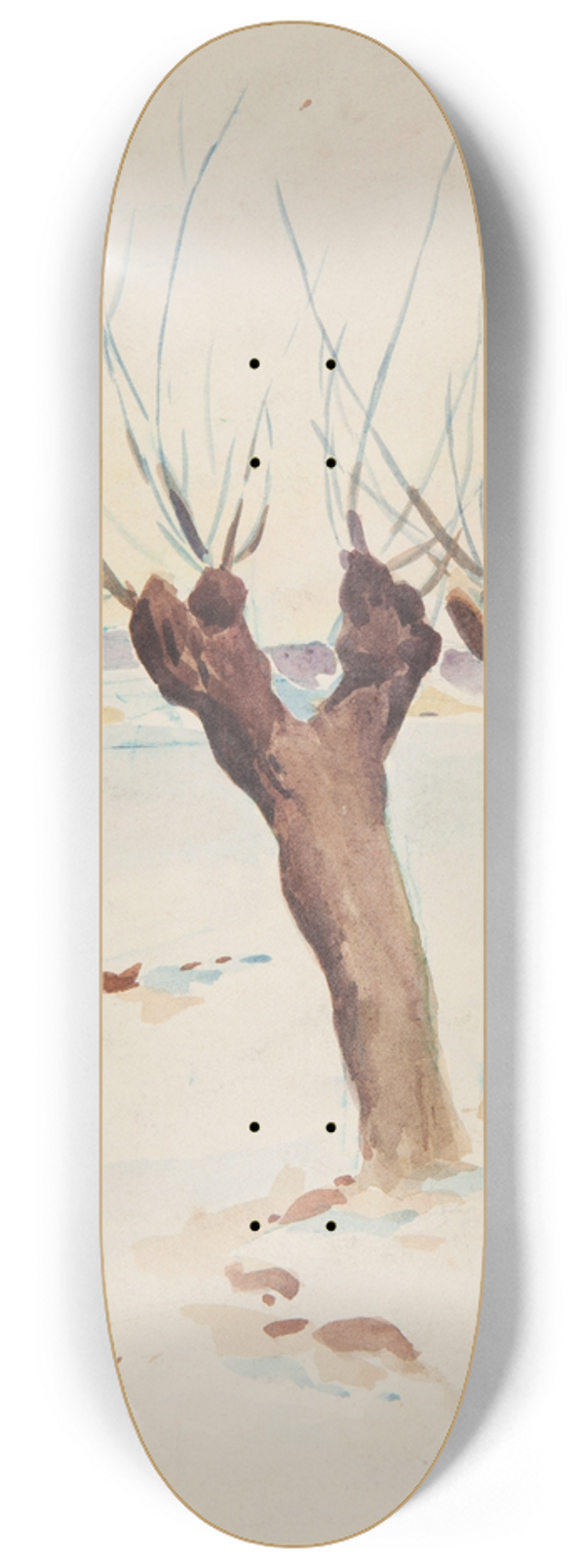 Ivan Ivanec - dwie wierzby 8.25 inch art skate deck