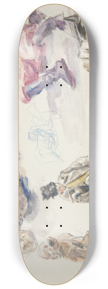 Ivan Ivanec - studia postaci onierzy i studia cia polegych onierzy 8.25 inch art skate deck