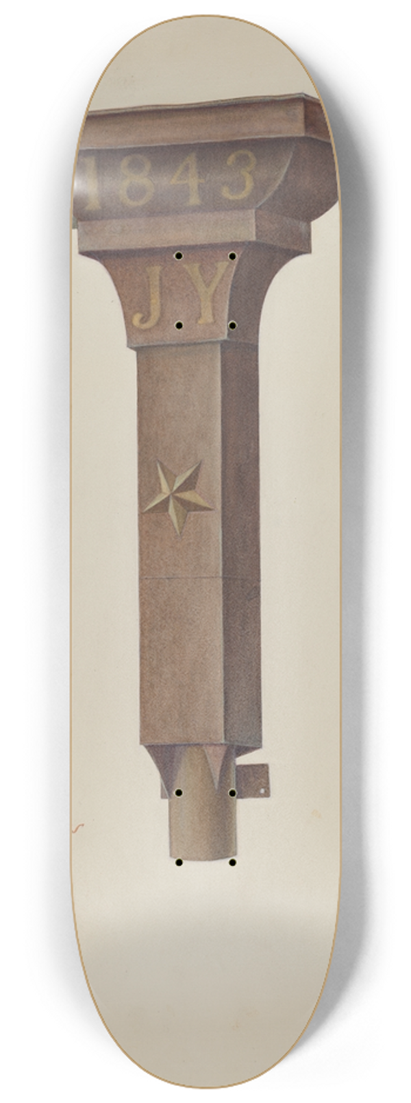 Ivar Julius - Conductor Head 8.25 inch art skate deck