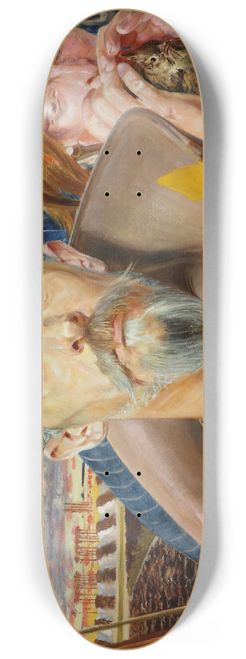 Jacek Malczewski - Music  central section of the triptych 8.25 inch art skate deck