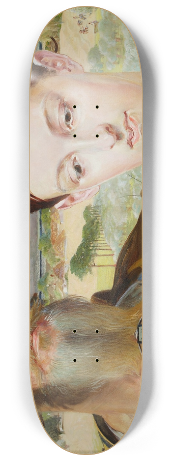 Jacek Malczewski - Music  left wing of the triptych 8.25 inch art skate deck